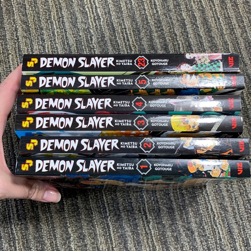 Demon Slayer Manga. Volume 1-5 and 23